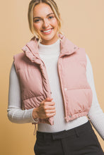 Load image into Gallery viewer, Close To You Puffer Vest Pink