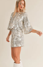 Load image into Gallery viewer, Aura Sequin Flare Top
