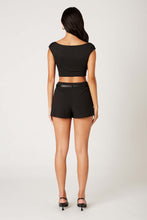 Load image into Gallery viewer, Confidence Pleated Skort Black