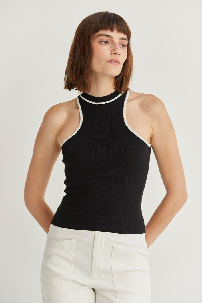 Tara Contrast Top