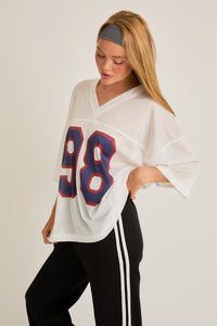 Ashtyn Mesh Jersey Tee