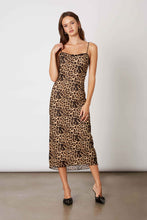 Load image into Gallery viewer, Brown Eyes Leopard Midi