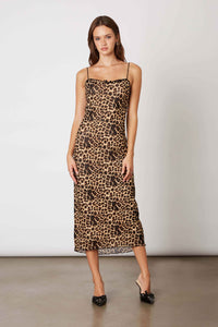 Brown Eyes Leopard Midi