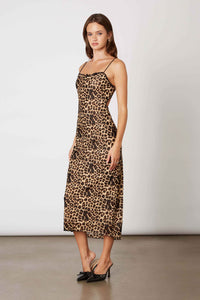 Brown Eyes Leopard Midi