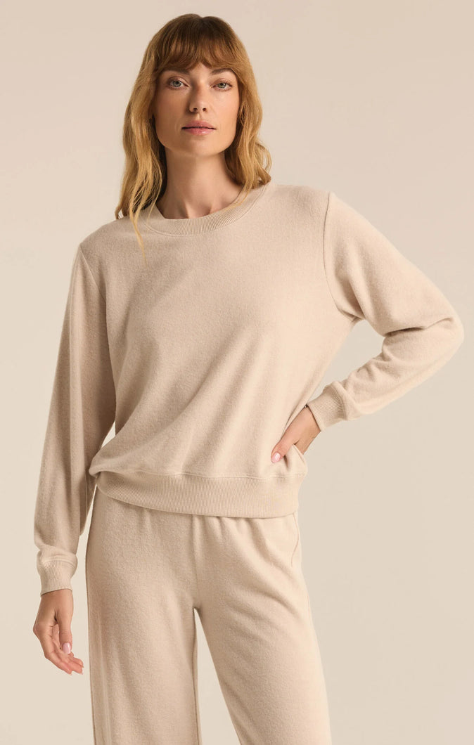 Russel Cozy Pullover Light Oatmeal