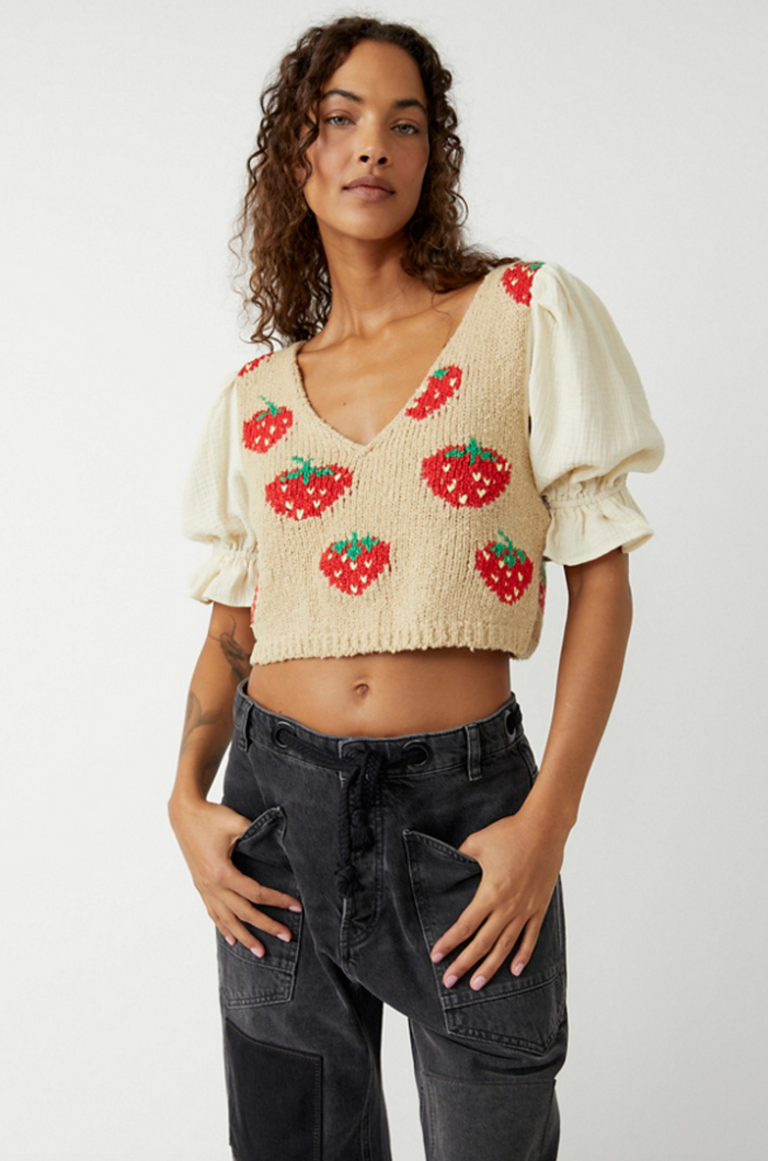 Strawberry Jam Sweater