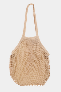 As It Was Netted Bag Khaki