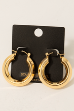 Load image into Gallery viewer, Beverly Gold Dipped Hoops