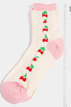 Load image into Gallery viewer, Small Batch Cherry Socks