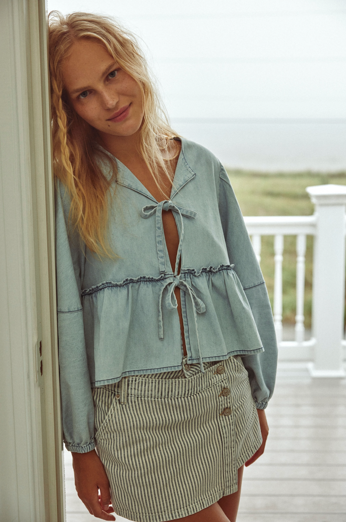 Denim Brunch Babe Top