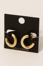 Load image into Gallery viewer, Lainey Tube Hoop Earrings