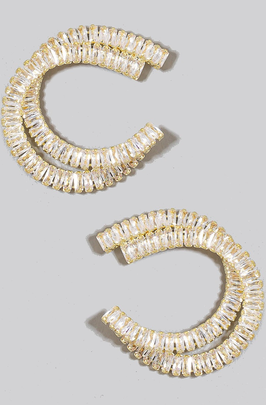 Brooklyn Baguette Earrings