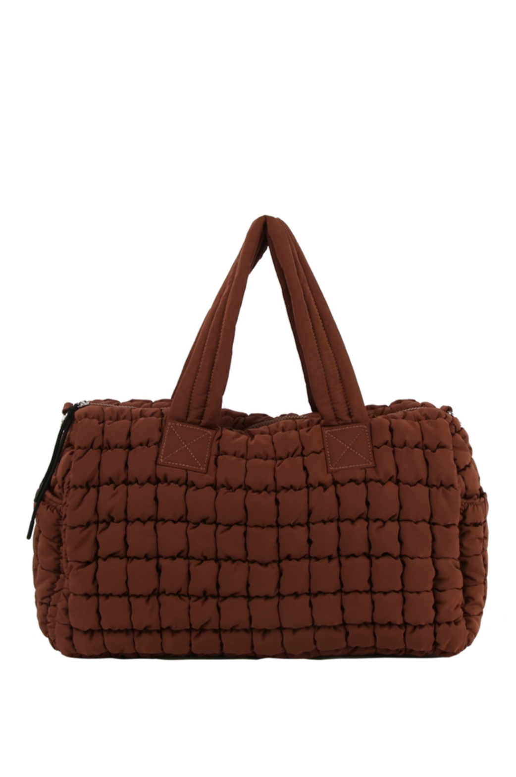 Shania Puffy Duffle Chocolate