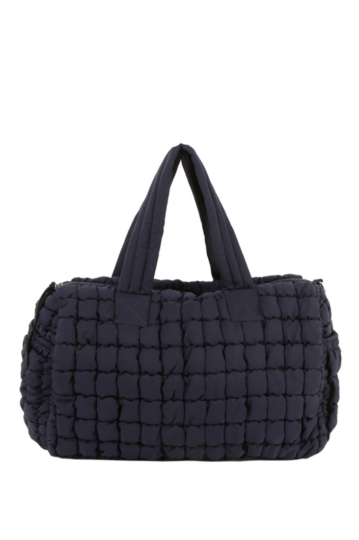 Shania Puffy Duffle Navy