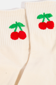 Vibrant Days Cherry Socks