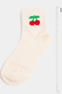 Vibrant Days Cherry Socks