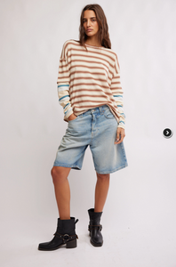 Nina Stripe Long Sleeve Tee