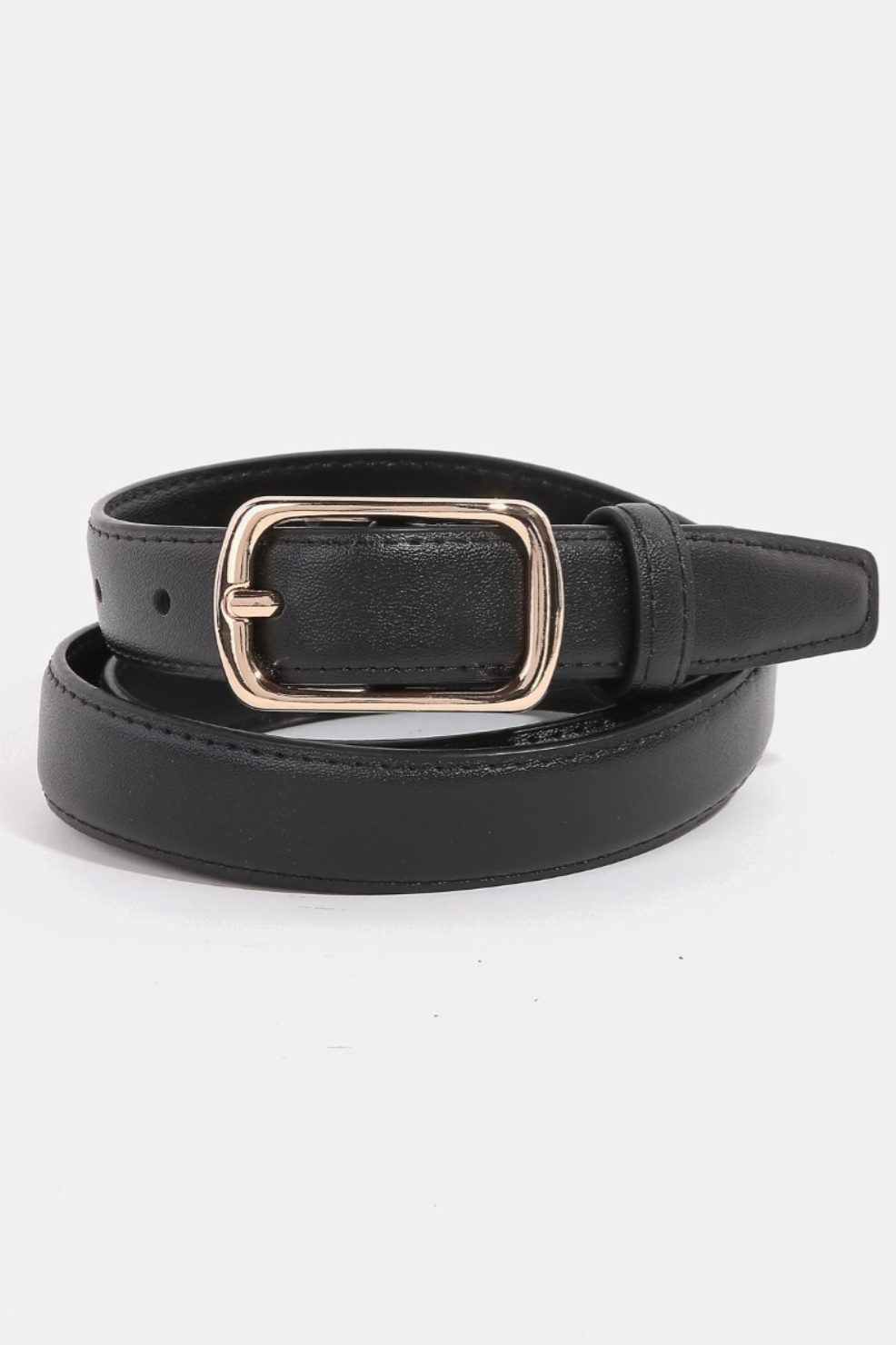 Ashley Leather Belt Black