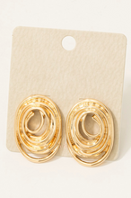 Load image into Gallery viewer, Abby Oval Earrings