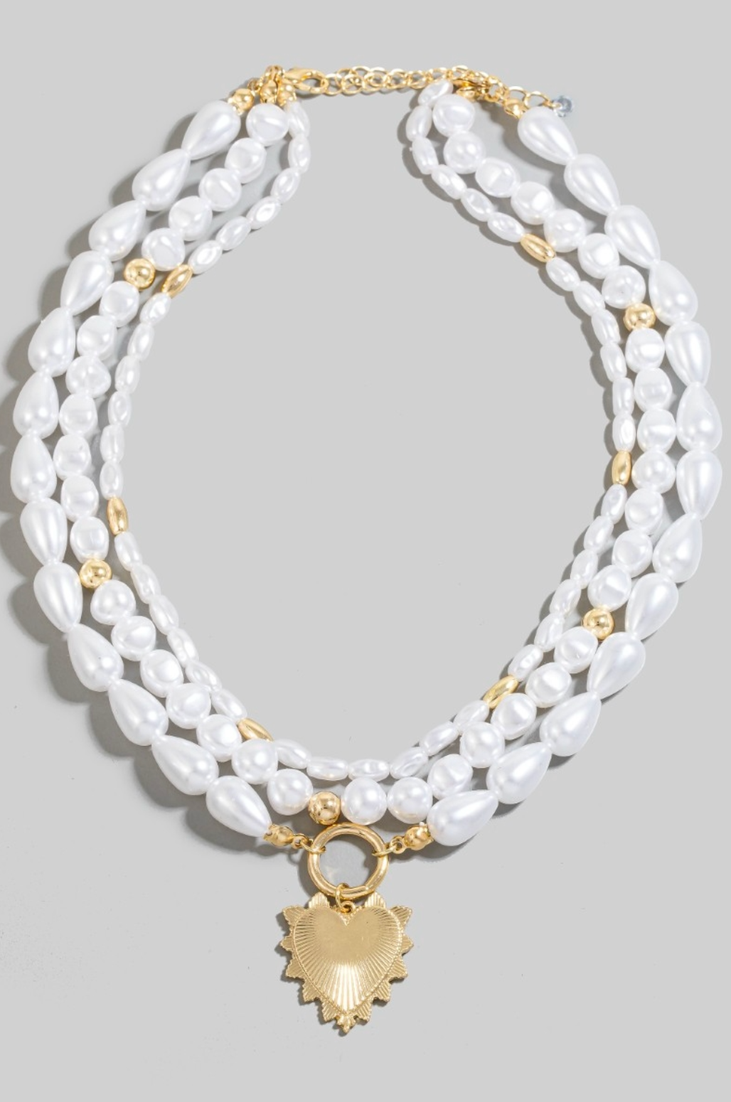 Sierra Pearl Beaded Necklace