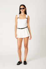 Load image into Gallery viewer, Confidence Pleated Skort White