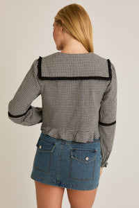 All We Need Gingham Blouse