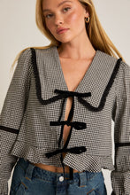 Load image into Gallery viewer, All We Need Gingham Blouse