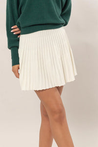 Ring Ring Knit Mini Skirt