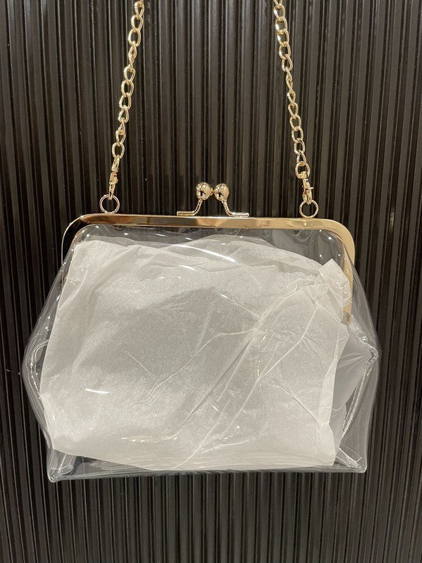 Dress It Up Clear Clutch