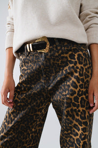 Wait For Me Leopard Jeans