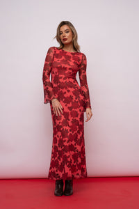 Fiona Printed Maxi Dress