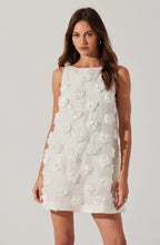 Load image into Gallery viewer, Floria 3D Floral Appliqué Dress