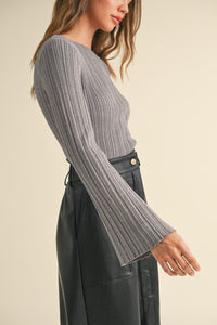 Lined Up Knit Top