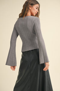 Lined Up Knit Top