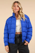 Load image into Gallery viewer, Risk Taker Puffer Jacket Royal Blue