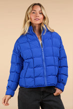 Load image into Gallery viewer, Risk Taker Puffer Jacket Royal Blue