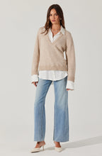 Load image into Gallery viewer, Jianna Mixed Media Layered Sweater