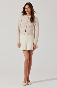 Kiona Tweed Mini Skirt