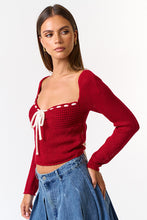 Load image into Gallery viewer, Straight To The Heart Sweater Top