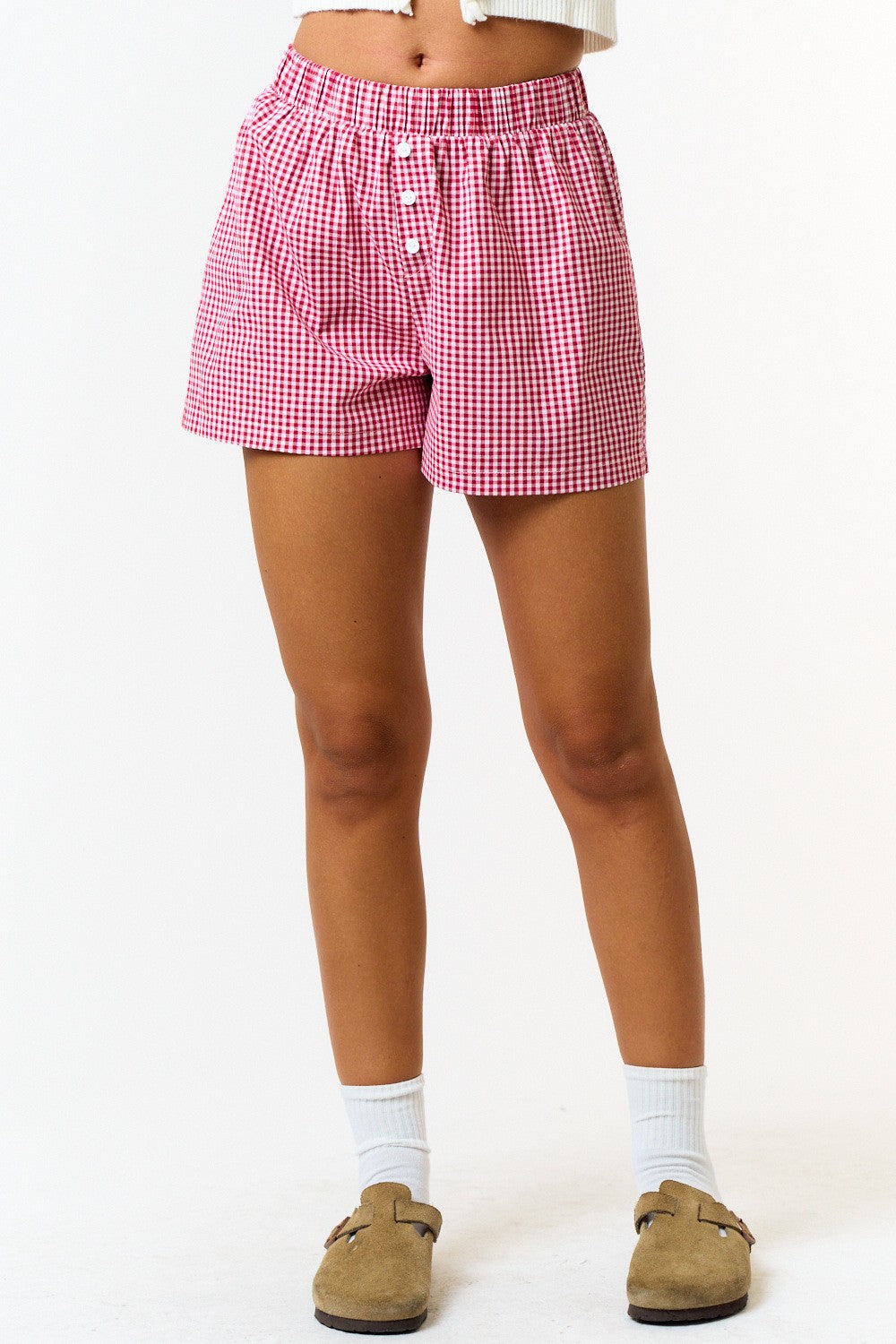 Leah Gingham Boxer Shorts