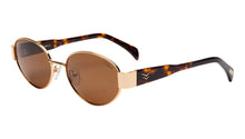 Load image into Gallery viewer, Lennox Sunnies Gold/Brown