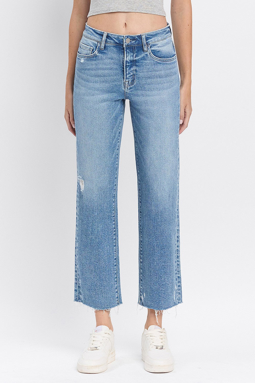 Mandy Cropped Straight Denim