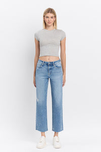 Mandy Cropped Straight Denim