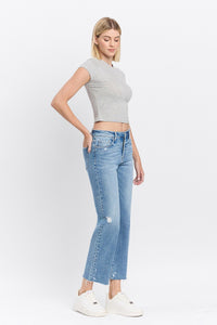 Mandy Cropped Straight Denim