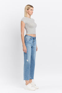 Mandy Cropped Straight Denim