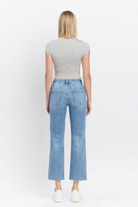 Mandy Cropped Straight Denim