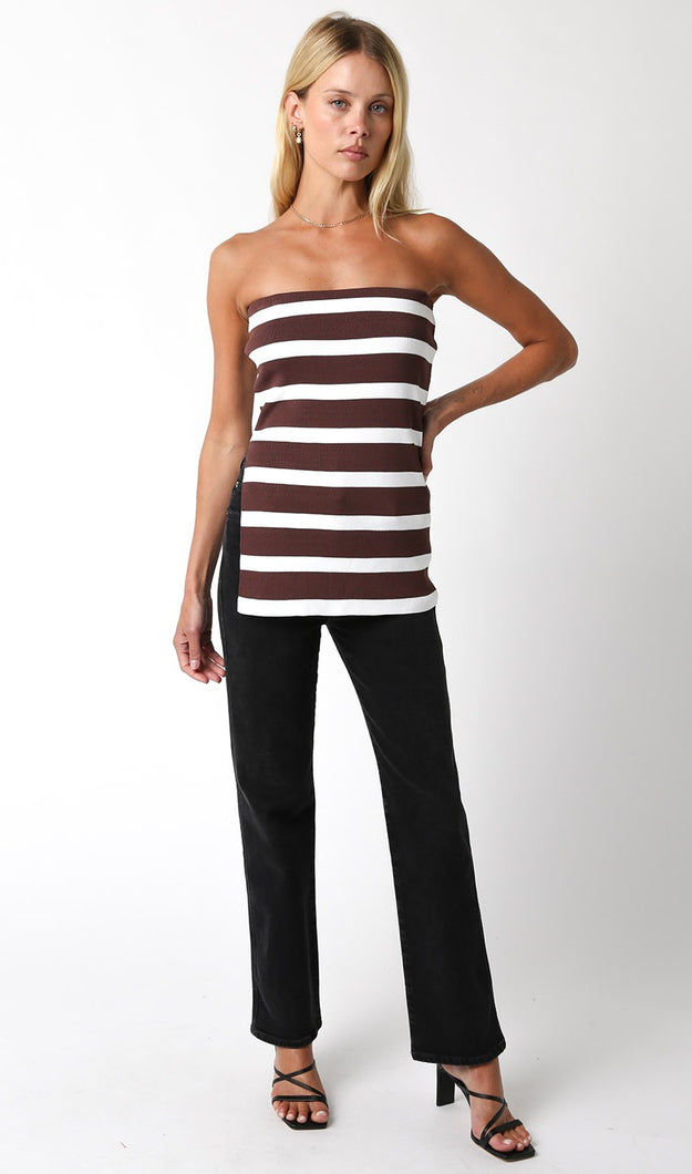 Melody Striped Tube Top