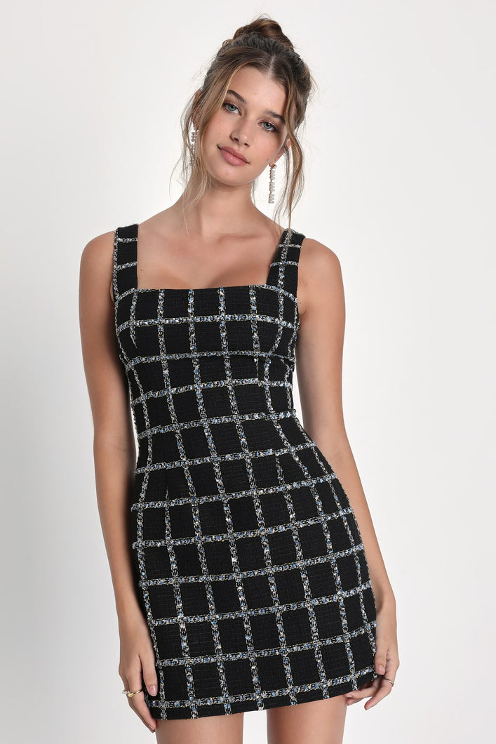 Sophisticated Appeal Tweed Dress