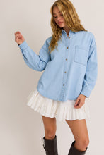 Load image into Gallery viewer, Sydney Oversized Denim Shirt