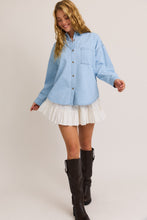 Load image into Gallery viewer, Sydney Oversized Denim Shirt